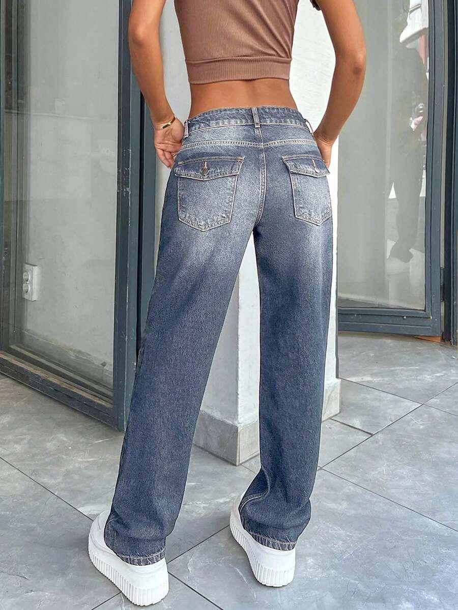 NIEBIESKIE SPODNIE JEANS