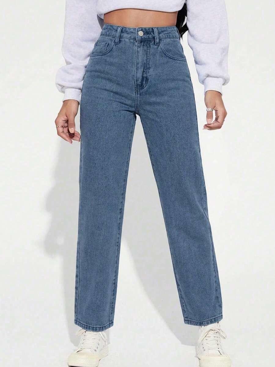 NIEBIESKIE SPODNIE JEANS