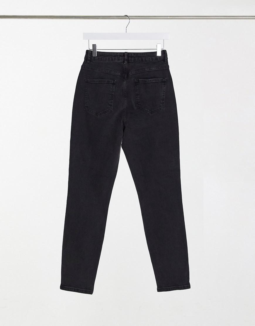 spodnie jeans wysoki stan
