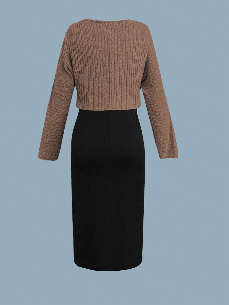KOMPLET SUKIENKA SWETER