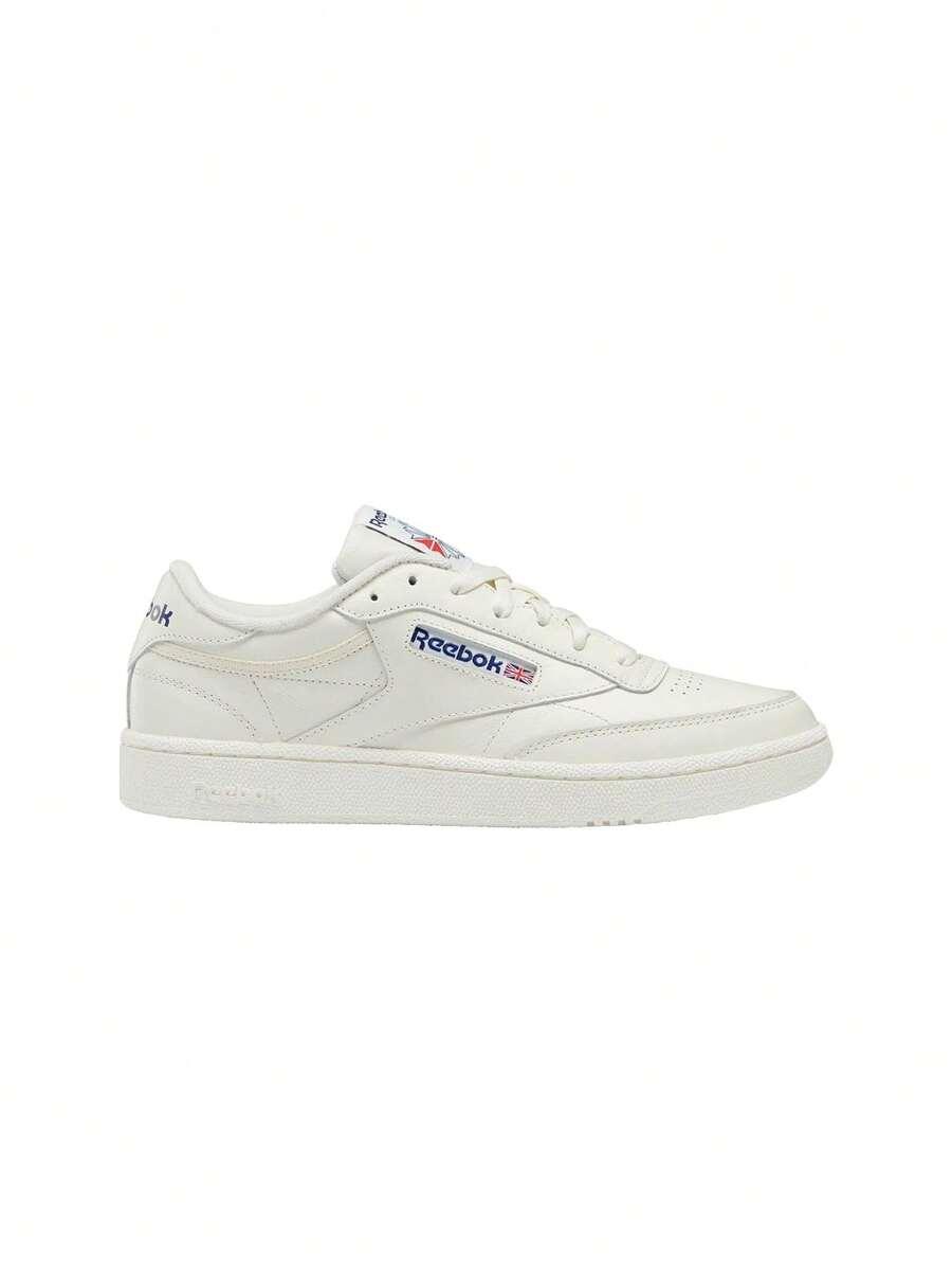 białe skórzane buty sportowe Club C 85