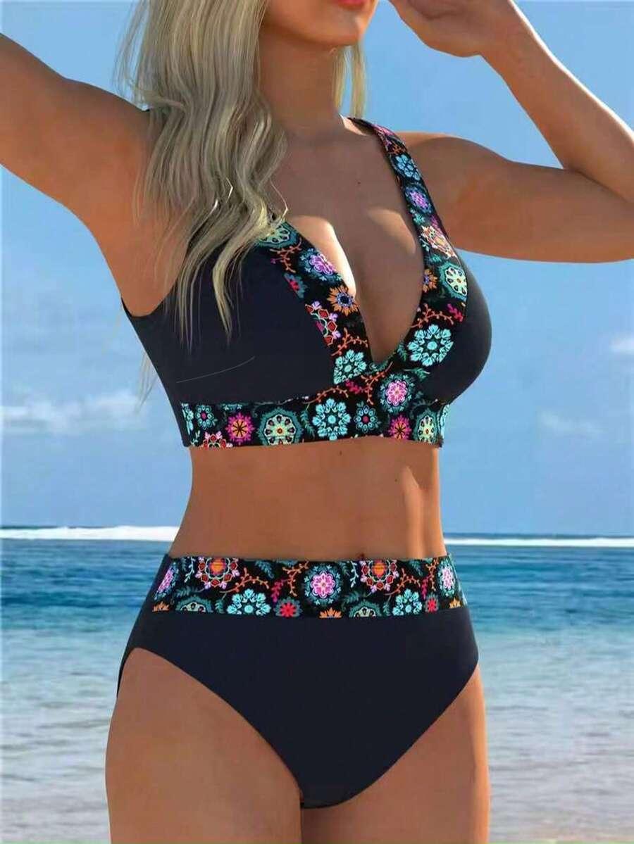 komplet bikini wzór