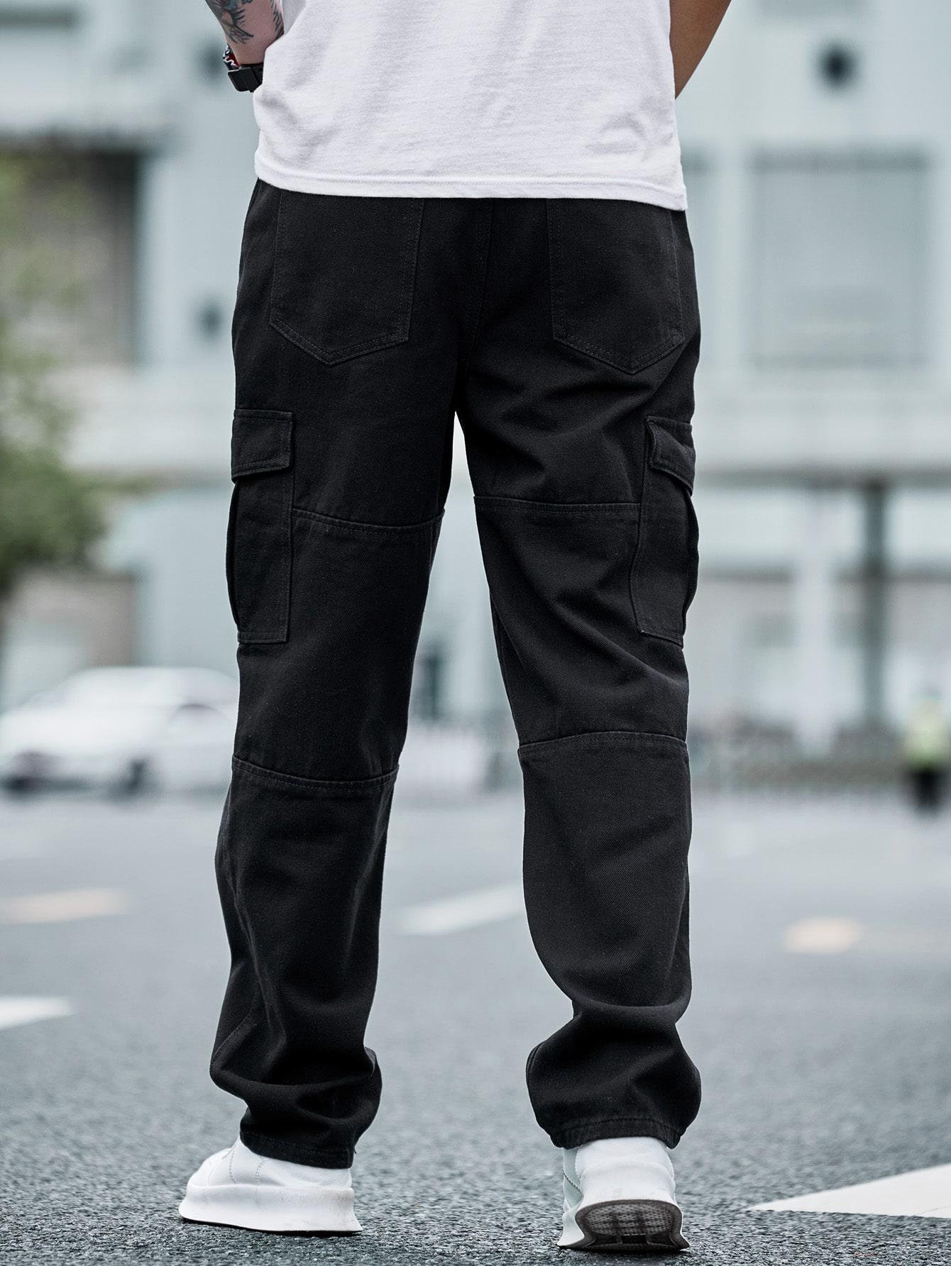 PROSTE SPODNIE JEANS KIESZENIE