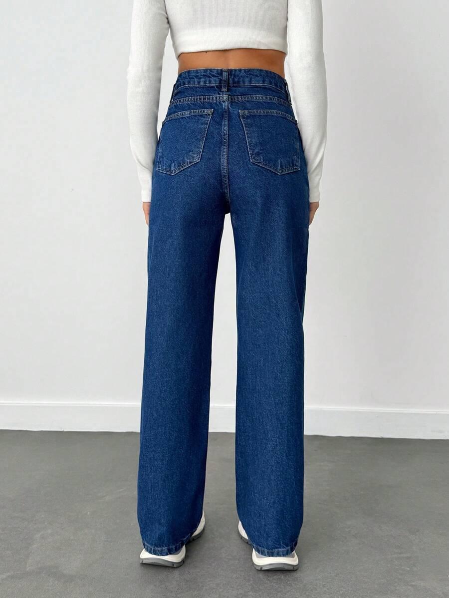 SPODNIE JEANS WYSOKI STAN