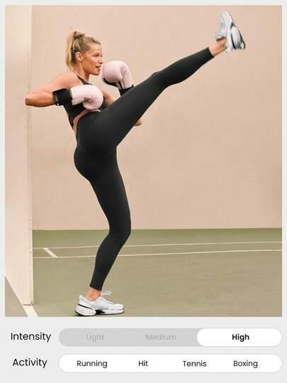 czarne legginsy wysoki stan 