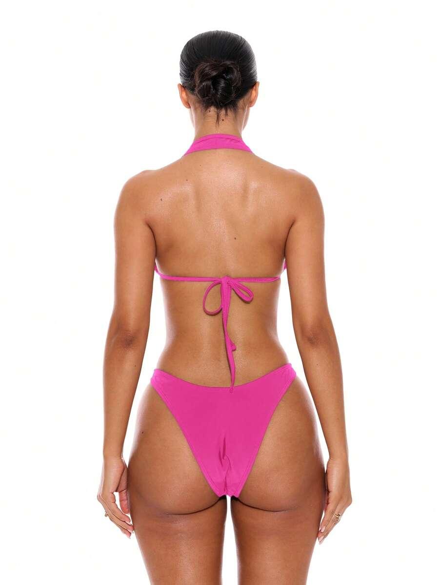 różowa góra od bikini