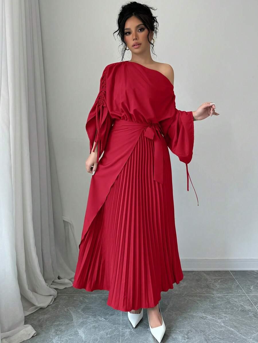 ELEGANCKA MAXI SUKIENKA KOKTAJLOWA 
