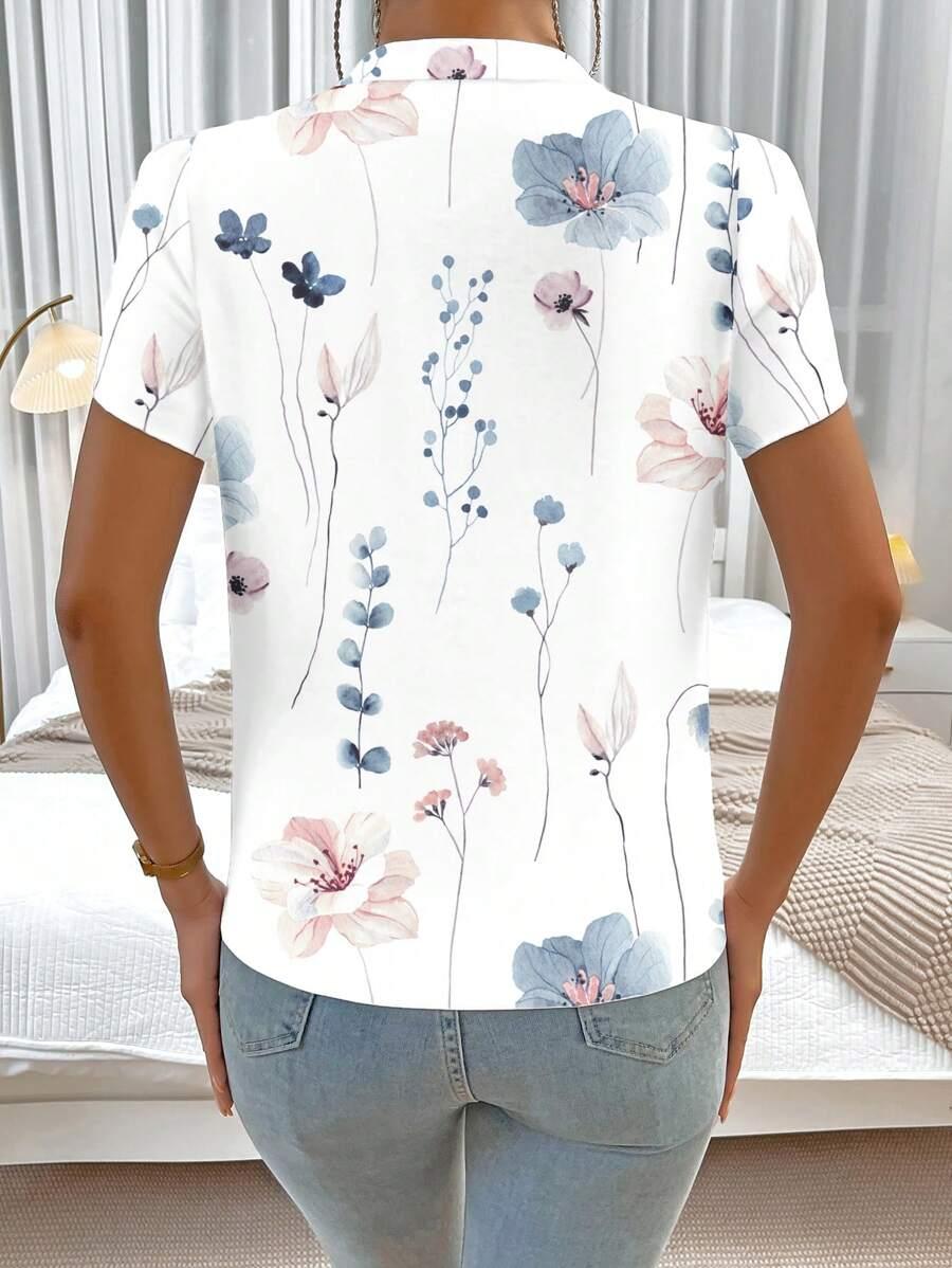 bluzka v neck 