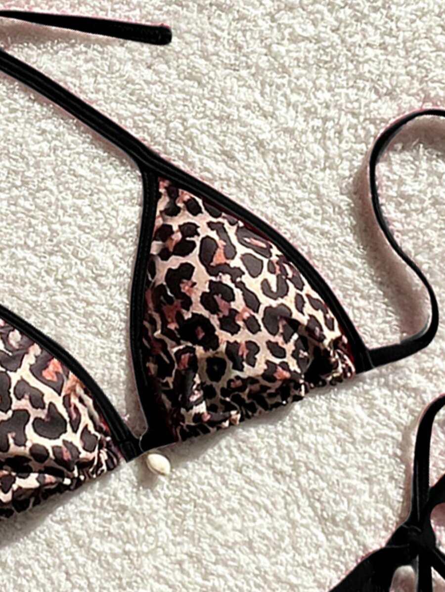 DWUCZĘŚCIOWY STRÓJ KĄPIELOWY ANIMAL PRINT