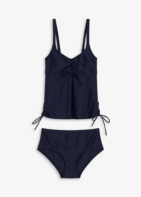 STRÓJ KĄPIELOWY DAMSKI LINIA PLUS SIZE BEZ WZORU