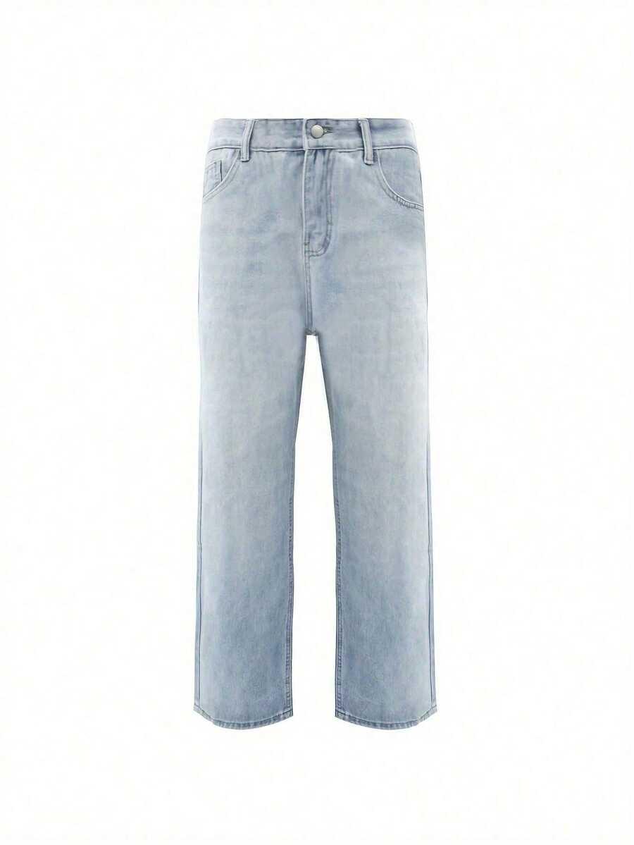 niebieskie spodnie jeans 
