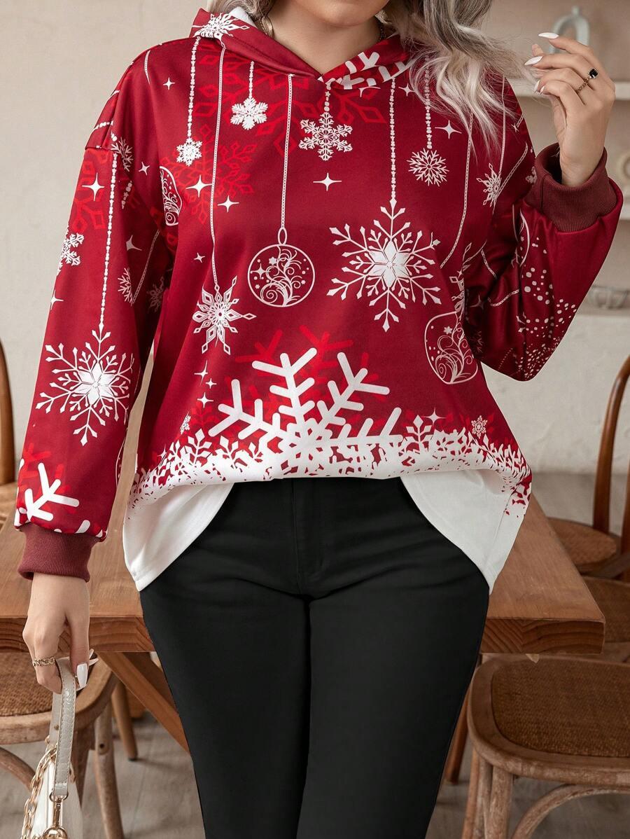 BLUZA DAMSKA Z MOTYWEM ŚWIĄTECZNYM