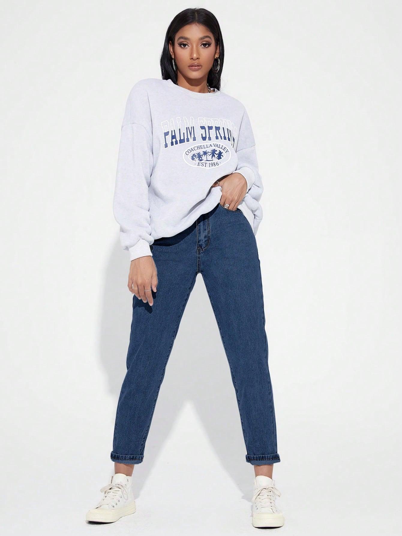 SPODNIE JEANS WYSOKI STAN 