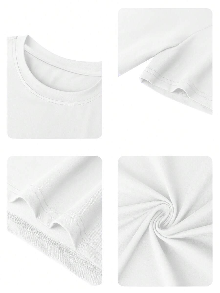 BIAŁY T-SHIRT PRINT