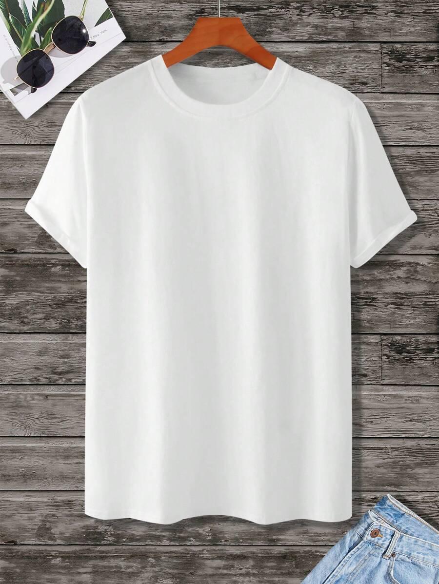 biały t-shirt basic