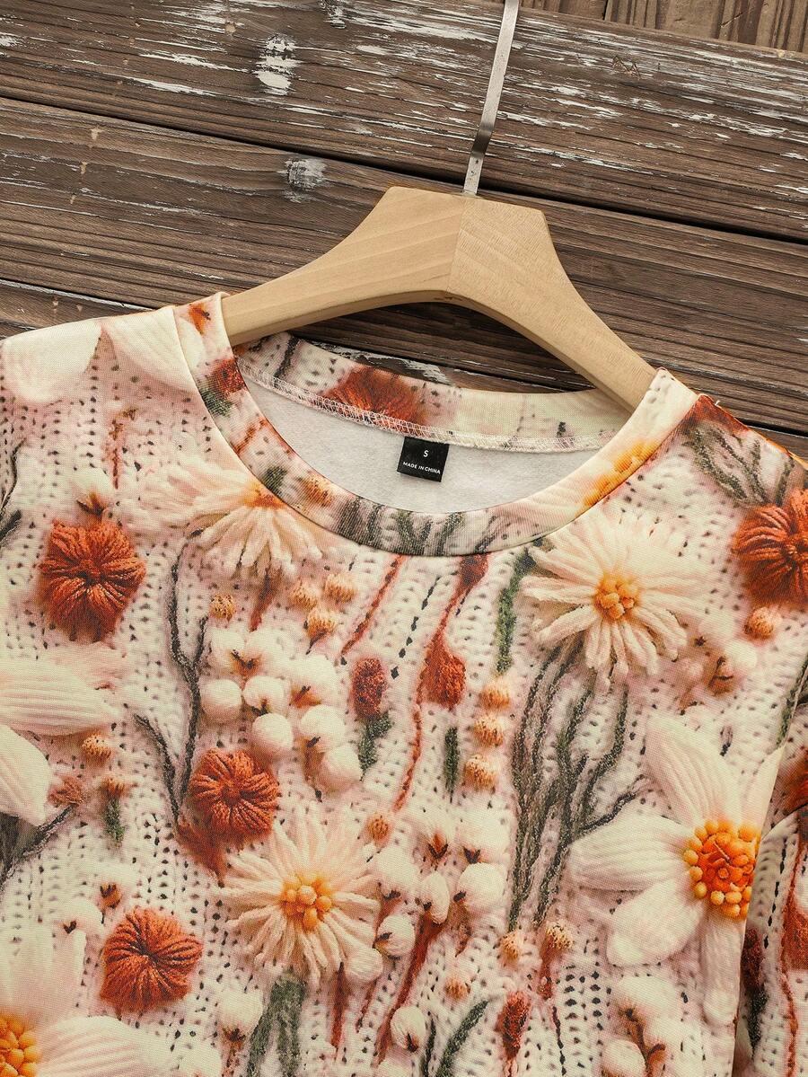 BLUZA DŁUGI RĘKAW PRINT