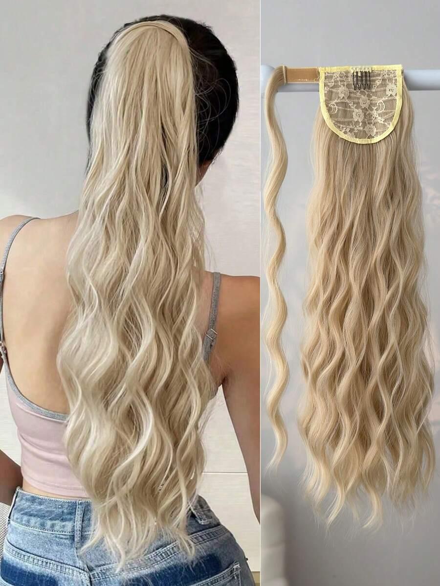 BLOND KUCYK WŁOSY SYNTETYCZNE