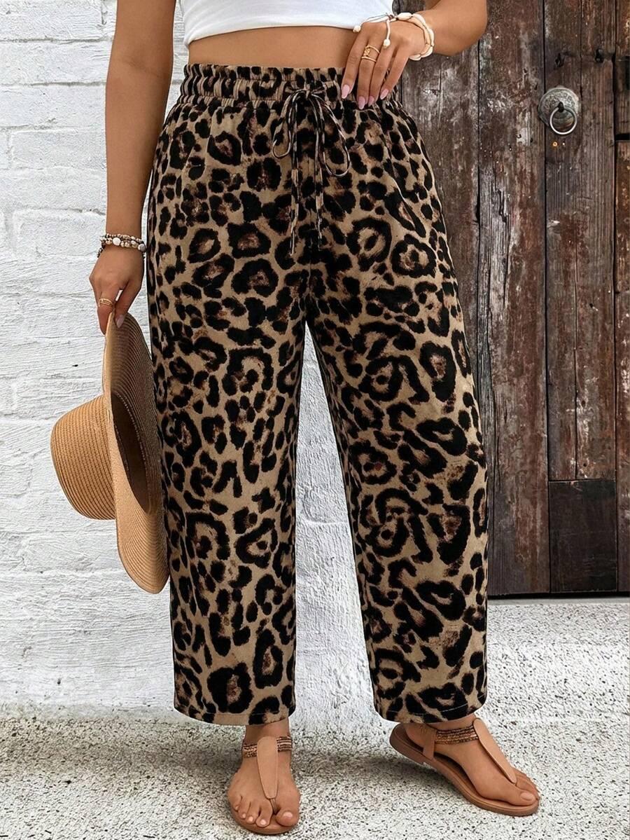 spodnie animal print