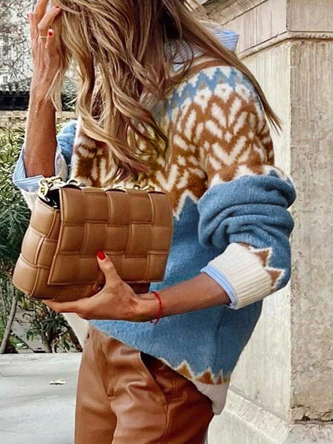 SWETER STÓJKA WZÓR 