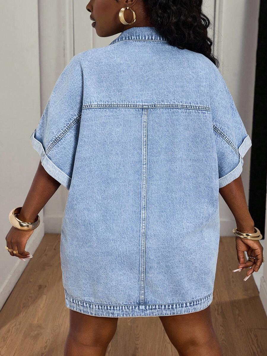 MINI SUKIENKA JEANS 
