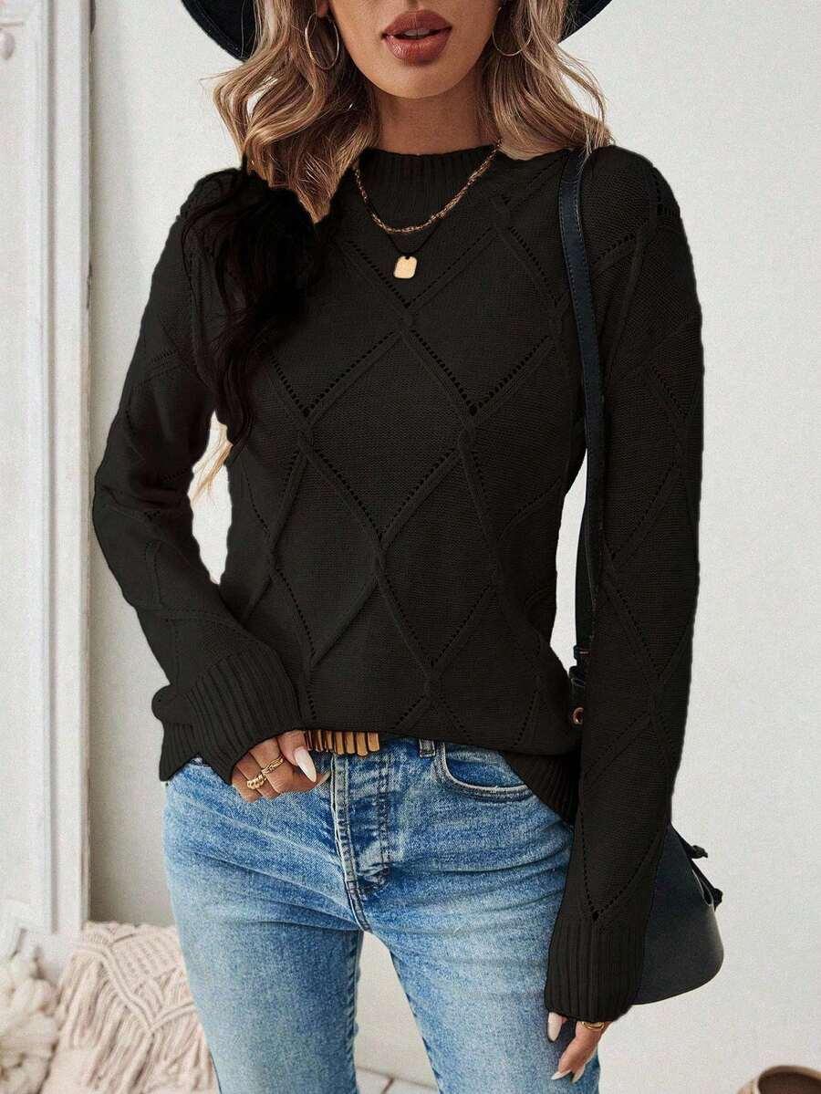 CZARNY SWETER STÓJKA