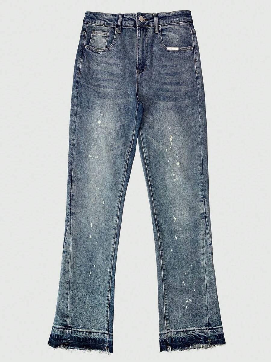 NIEBIESKIE SPODNIE JEANS