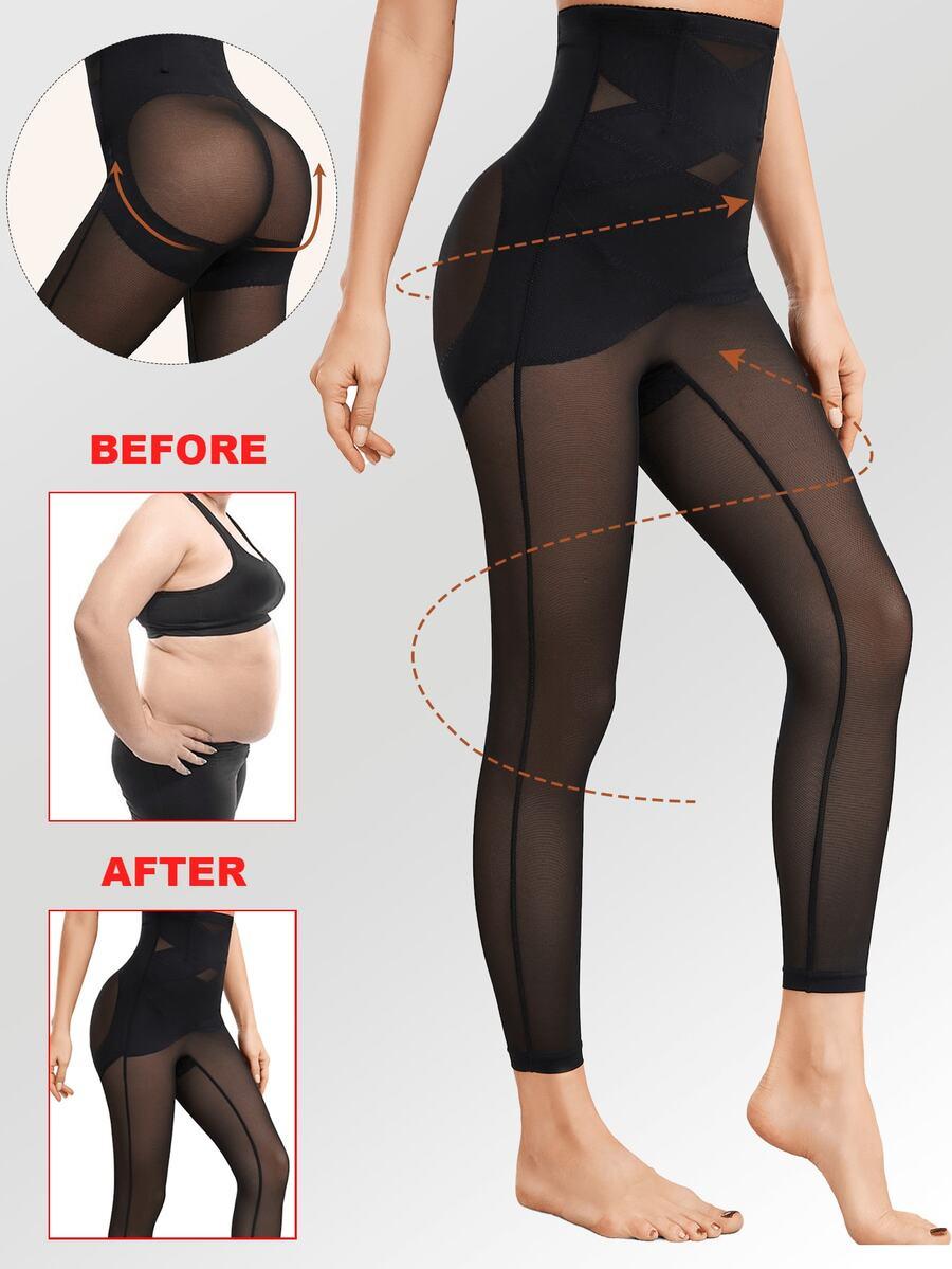 czarne legginsy modelujące