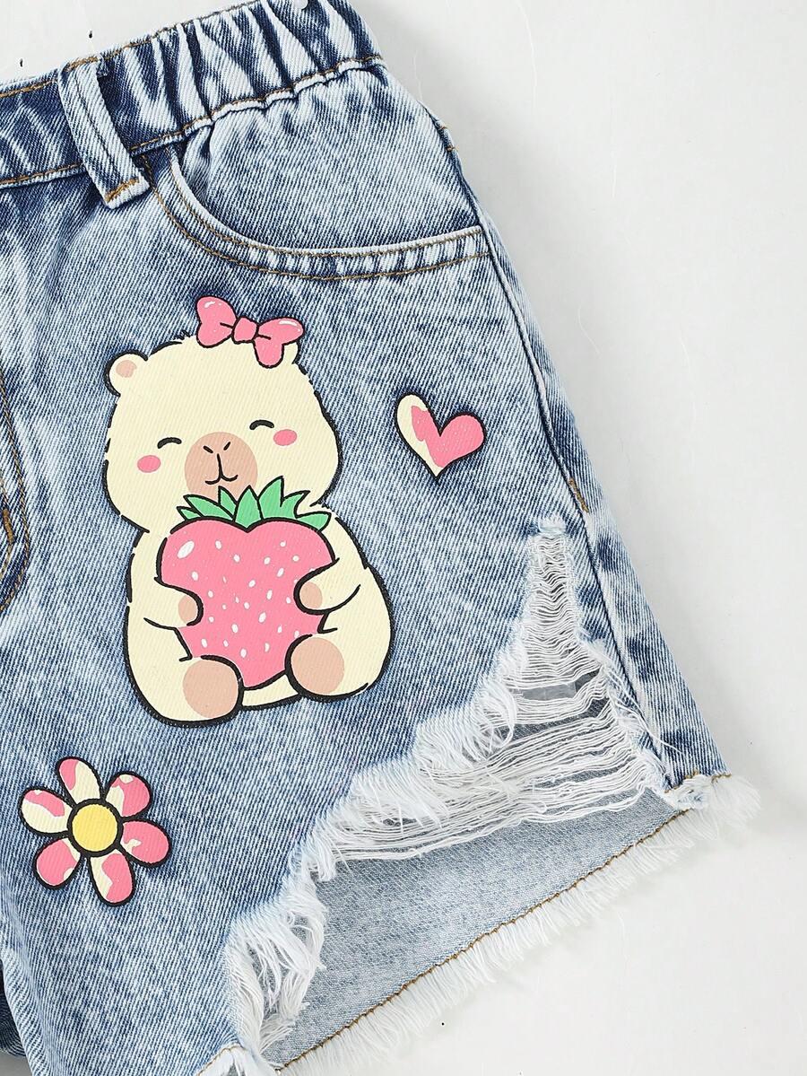NIEBIESKIE SPODENKI JEANS