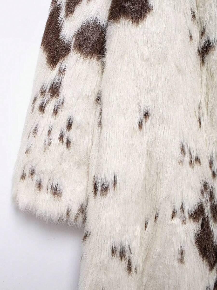 sztuczne futro animal print