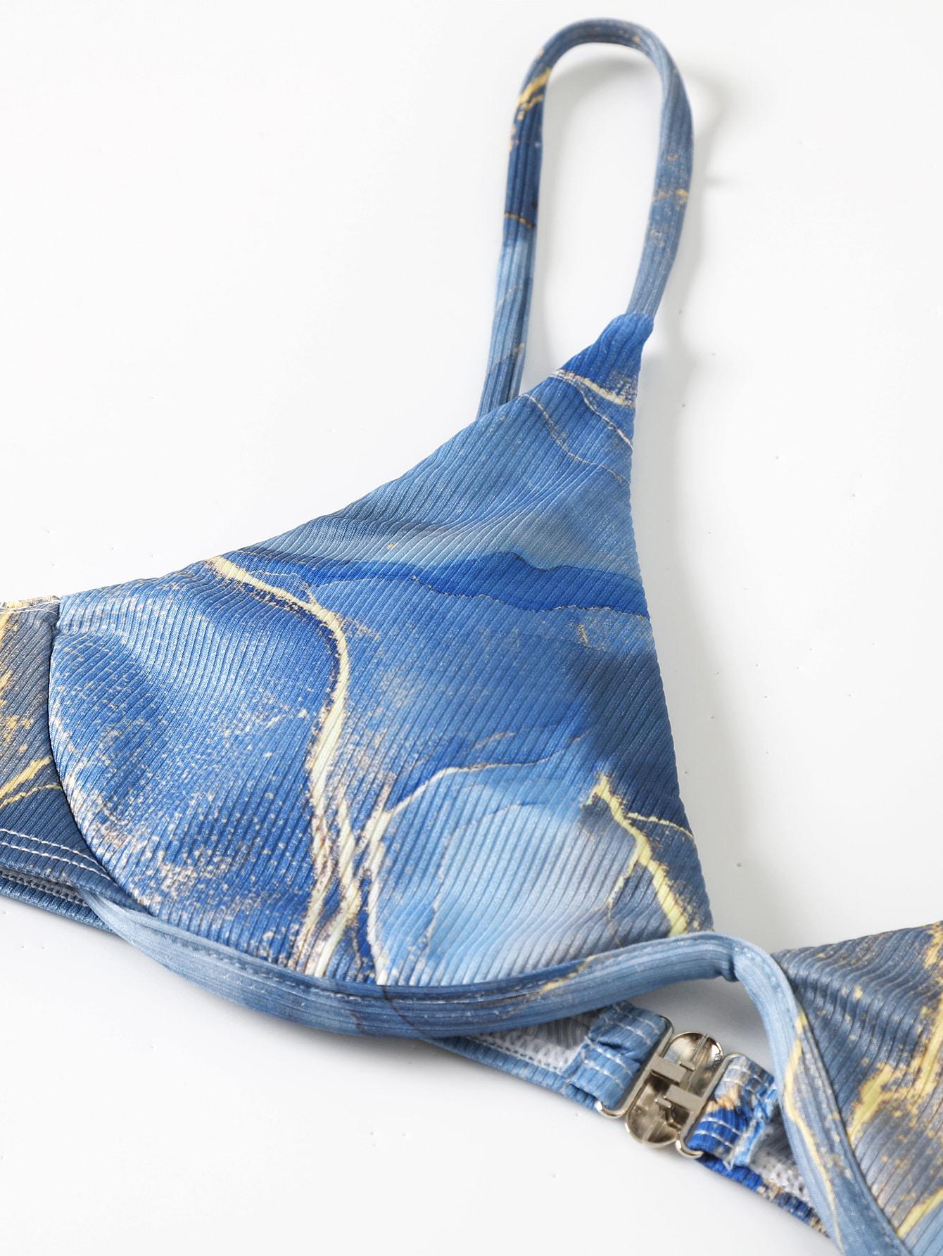 3-CZĘŚCIOWY KOMPLET BIKINI PRINT