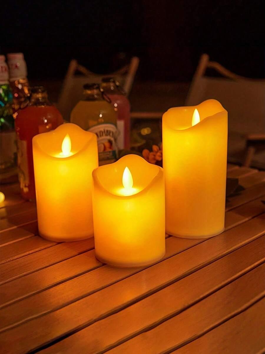 plastikowa świeca led