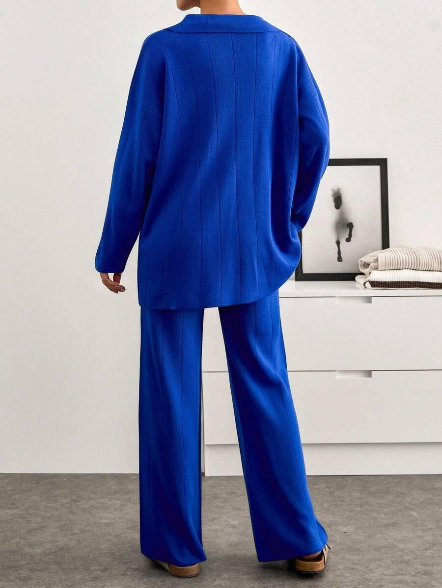 SWETER SPODNIE KOMPLET