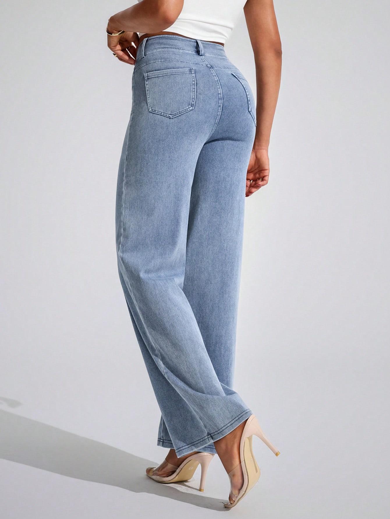 proste spodnie jeans
