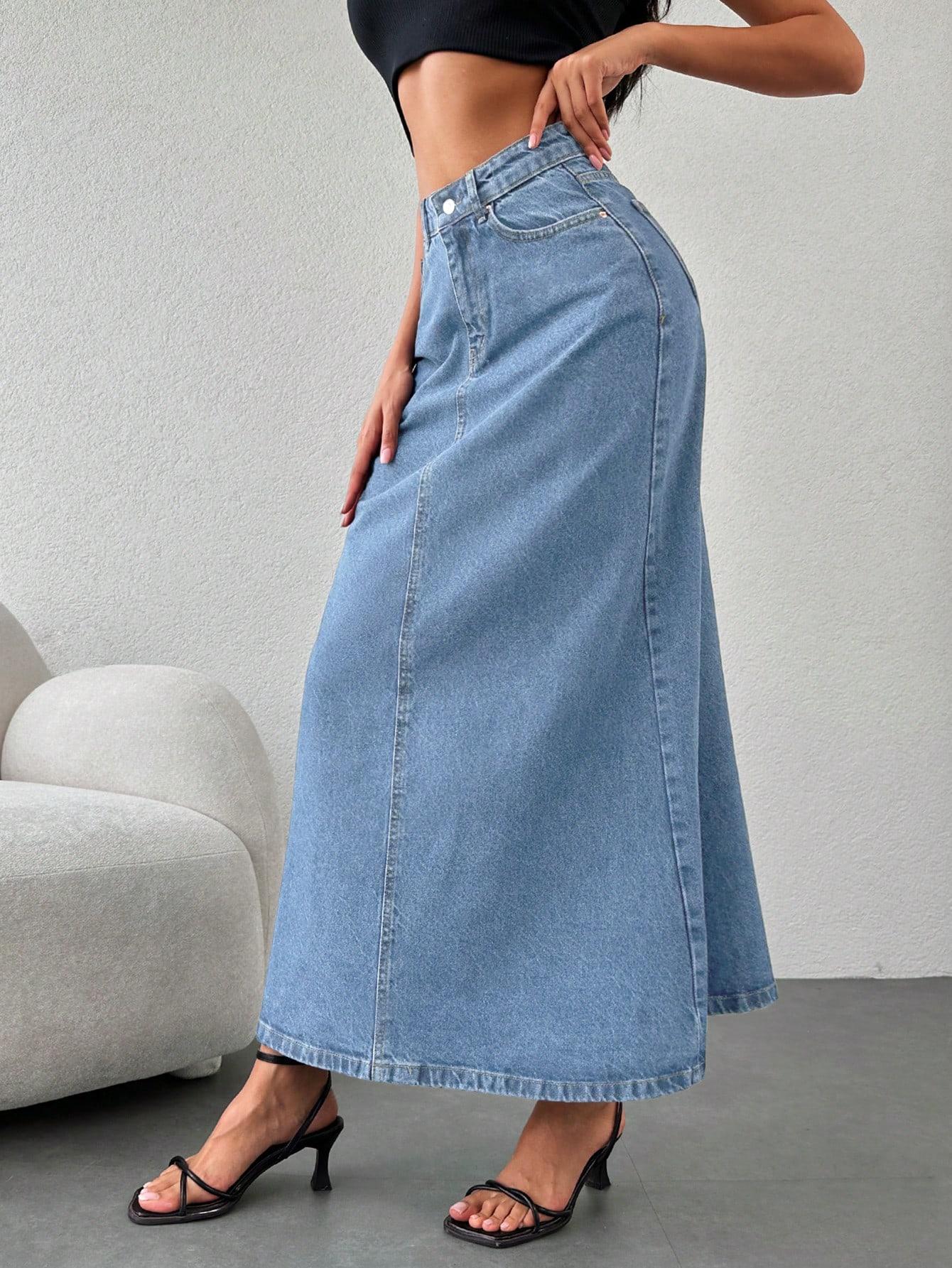 MAXI SPÓDNICA JEANS