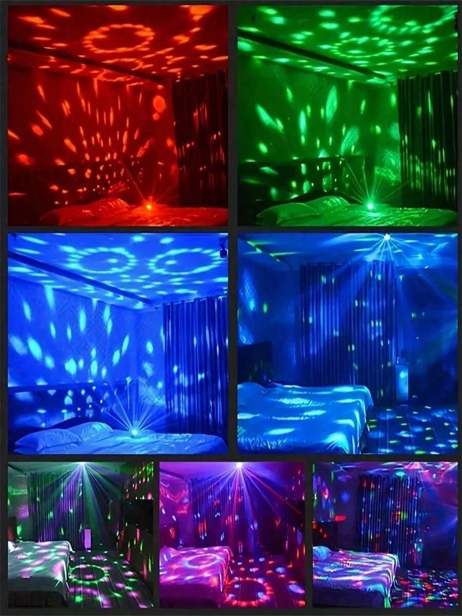 czarny PROJEKTOR led