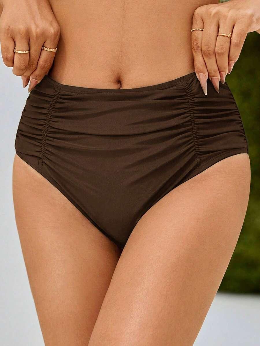 brązowy dół od bikini