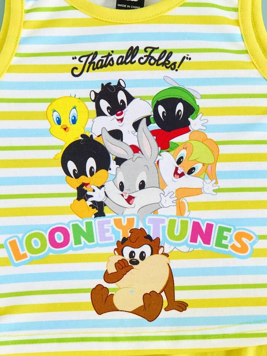 komplet bluzka spódniczka looney tunes
