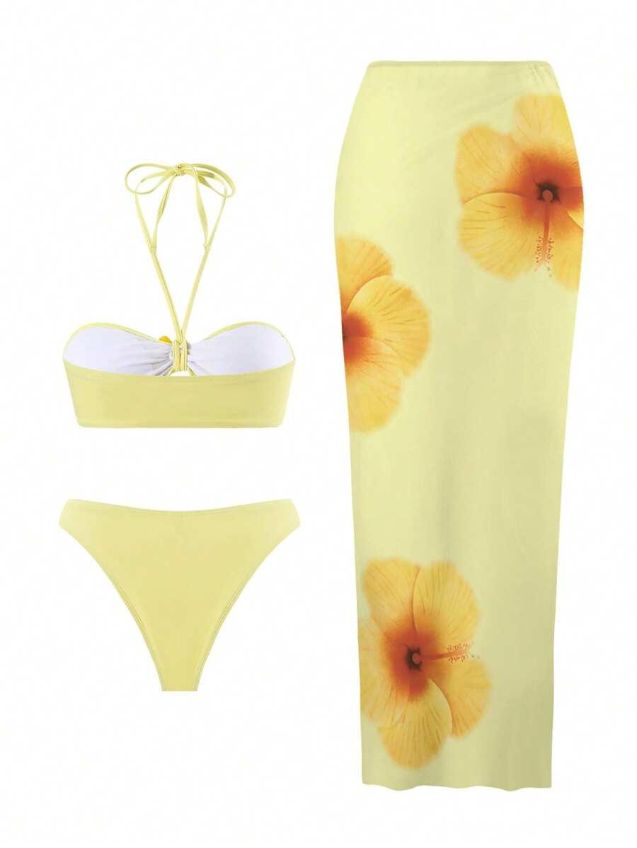 żółta góra od bikini 