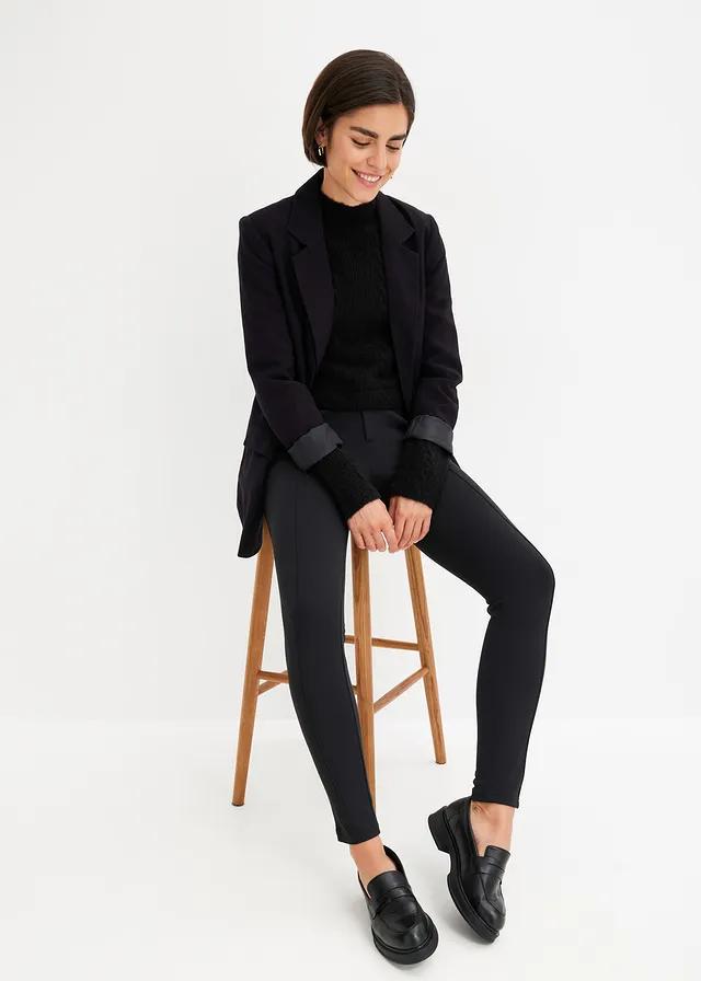 CZARNE LEGGINSY CASUAL