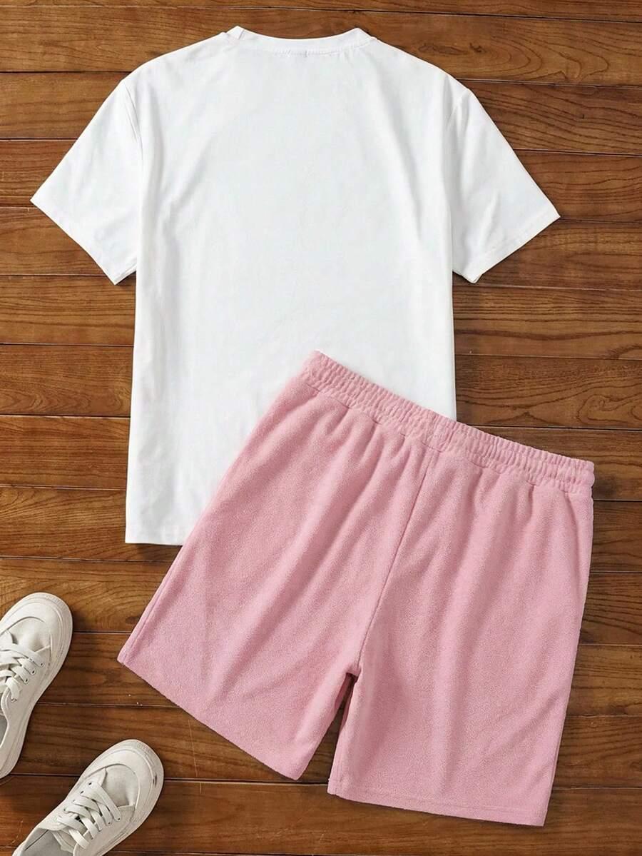 KOMPLET T-SHIRT ZE SPODENKAMI