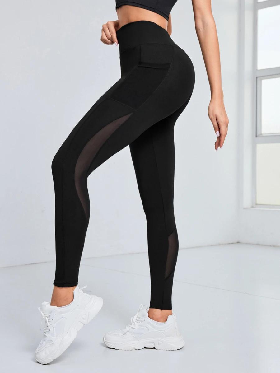 CZARNE LEGGINSY wysoki stan