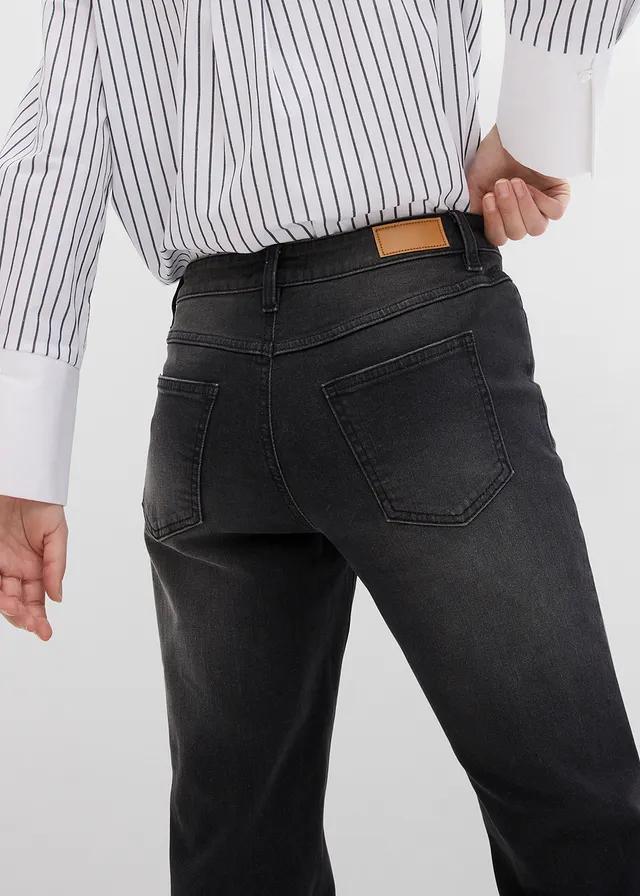 CZARNE SPODNIE JEANS