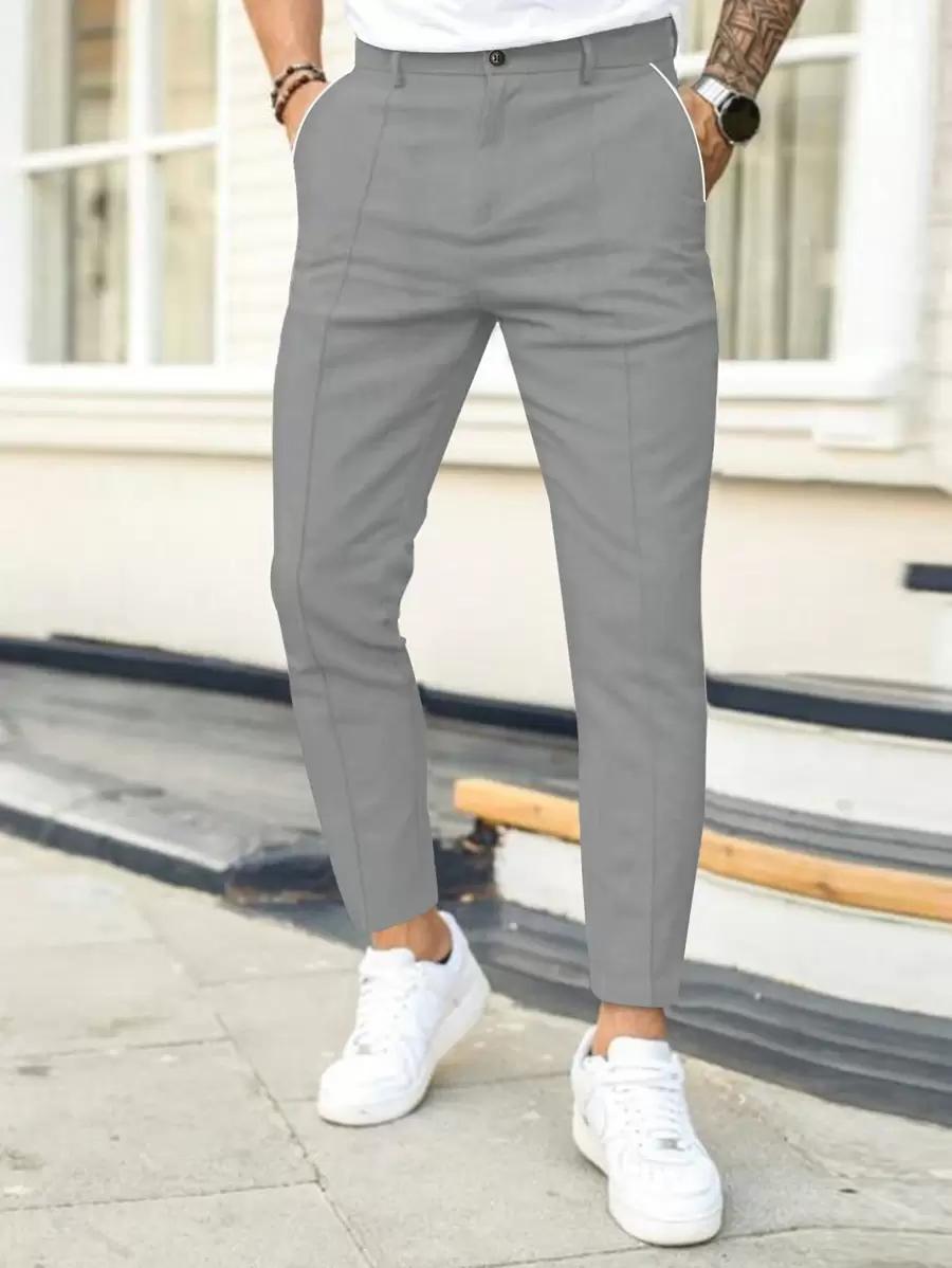SZARE SPODNIE CASUAL