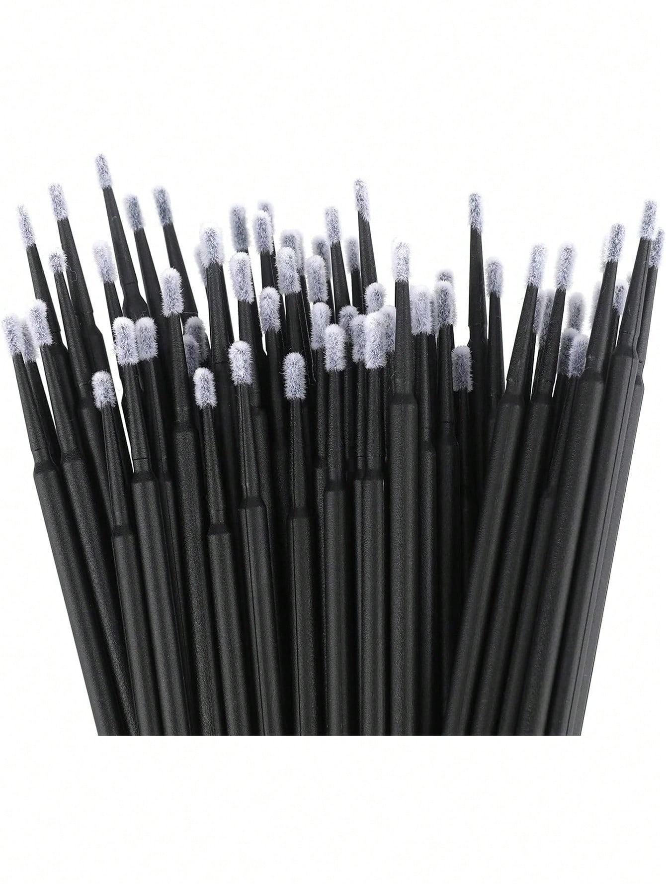 czarne szczoteczki do stylizacji rzęs 100-pack 