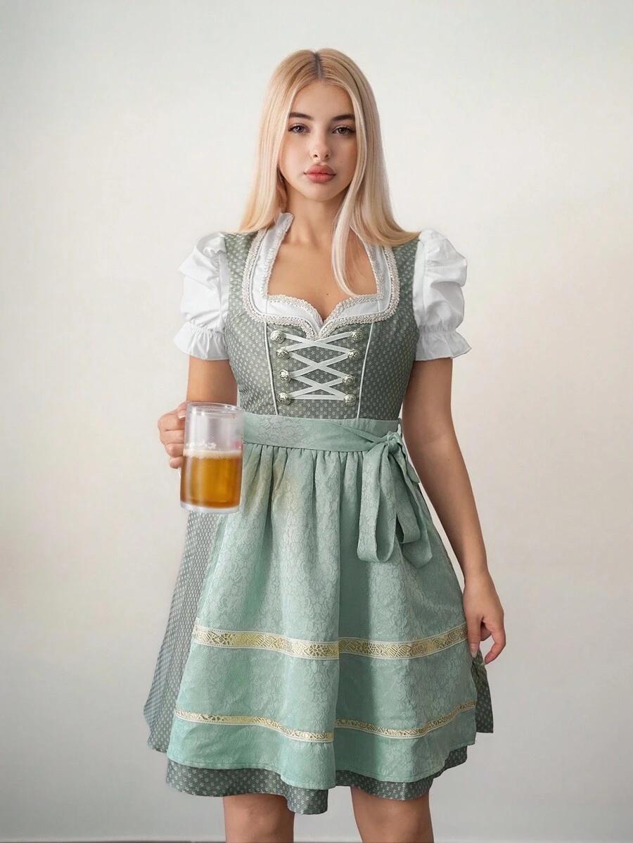 SUKIENKA W LUDOWYM STYLU Z KOSZULĄ