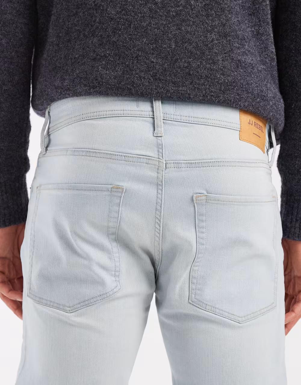 NIEBIESKIE SPODNIE JEANS KIESZENIE
