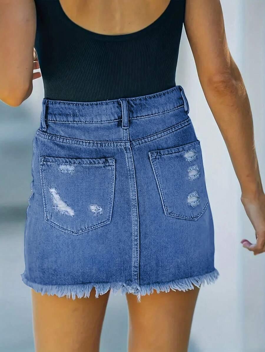mini spódnica jeans