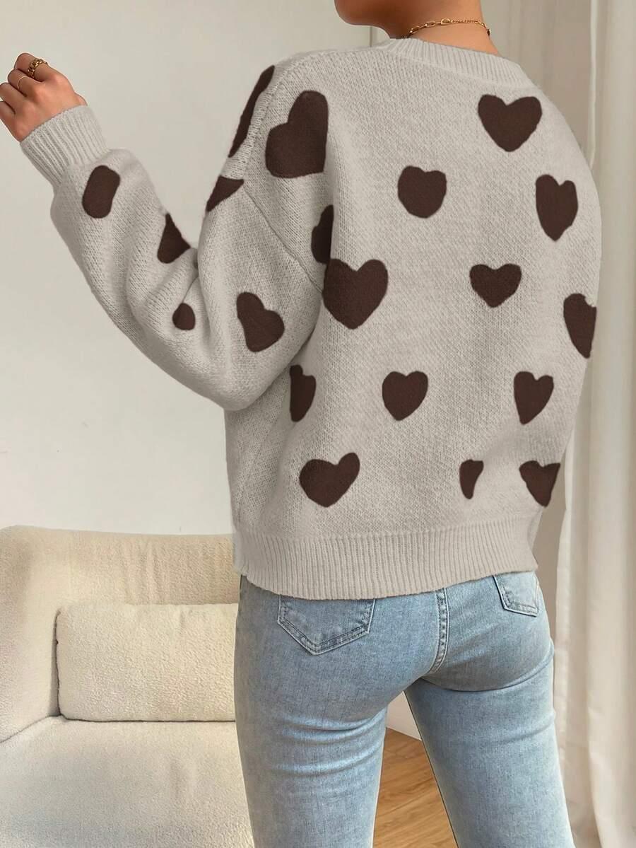 SWETER WZÓR SERCA