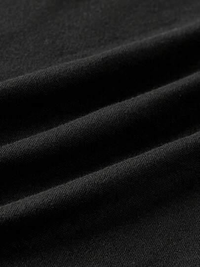 czarny t-shirt zdobienie