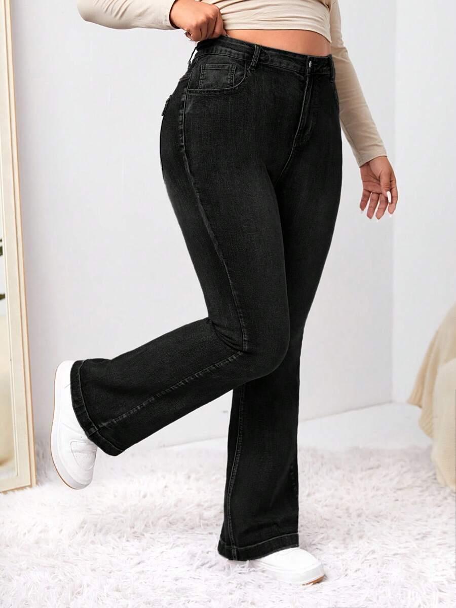 czarne spodnie jeans